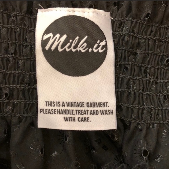 ASOS Milk.it eyelet off the shoulder blouse - Picture 2 of 2